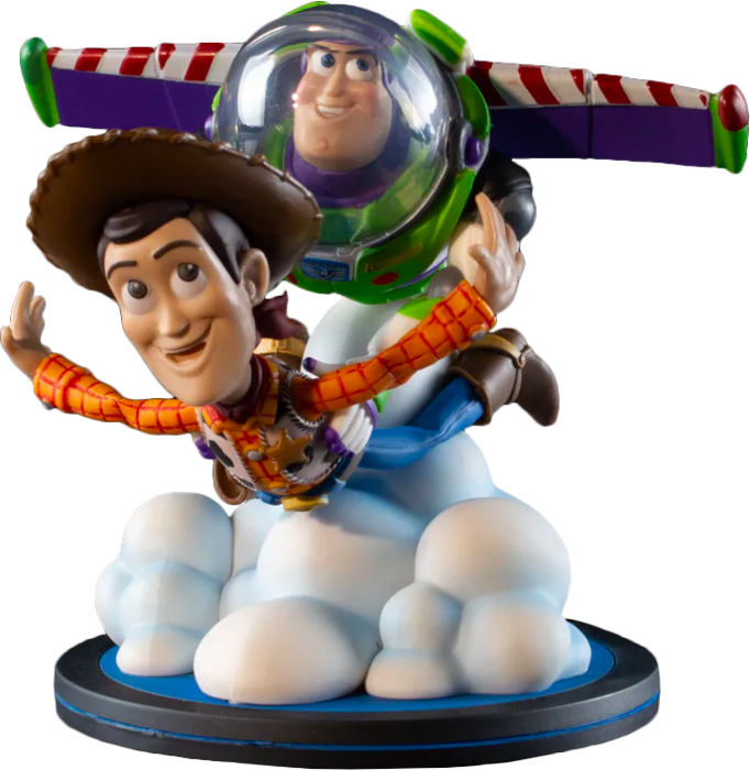 Toy Story - Buzz Lightyear & Woody Falling with Style Q-Fig