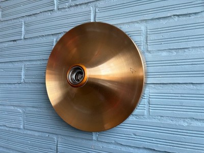 Vintage Teka Space Age Disc Flush Sconce Lamp Mushroom Design Light Mid Century