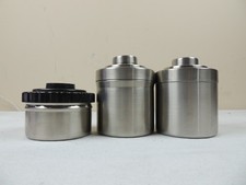  3 Vintage Brooks  Tundra Film Developing Stainless Steel Tank w/ reels