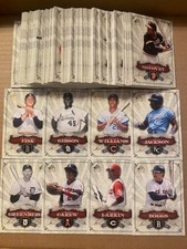 BO JACKSON WADE BOGGS FISK LARKIN 2006 SP LEGENDARY PARTIAL SET 79 CARD LOT HOFs
