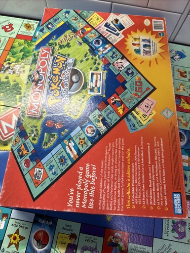 Pokemon Collector's Edition Monopoly Board Game Incomplete Vintage Hasbro - Picture 13 of 14
