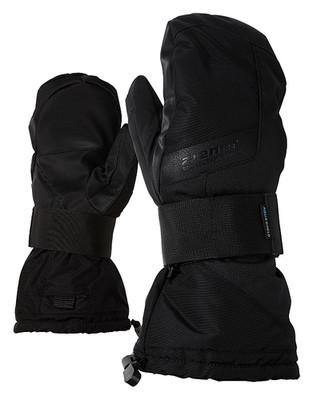 Ziener Snowboard faustlinge Herren Mittis AS 8,5 Schwarz Black Mitten Protector