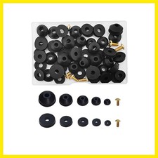 58 PCS Faucet Washers Assortment Kit, Flat Beveled Rubber Faucet Washers ...