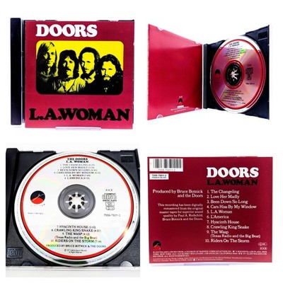 Doors LA Woman CD Rare Germany for France Pressing Botnick  Remastered Mint