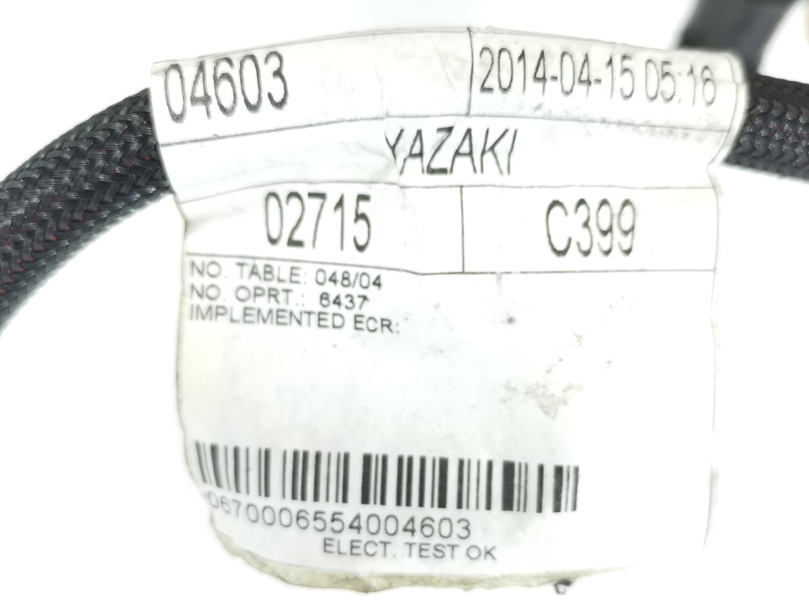 Maserati Ghibli S AWD 3.0L Auto 2014 Fuse Box Relay Engine 7154-0151-30 OEM