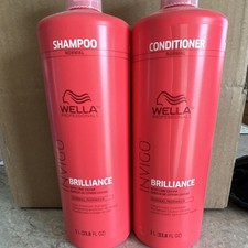 Wella Invigo Brilliance Shampoo Conditioner Set Normal Hair 33.8 fl oz