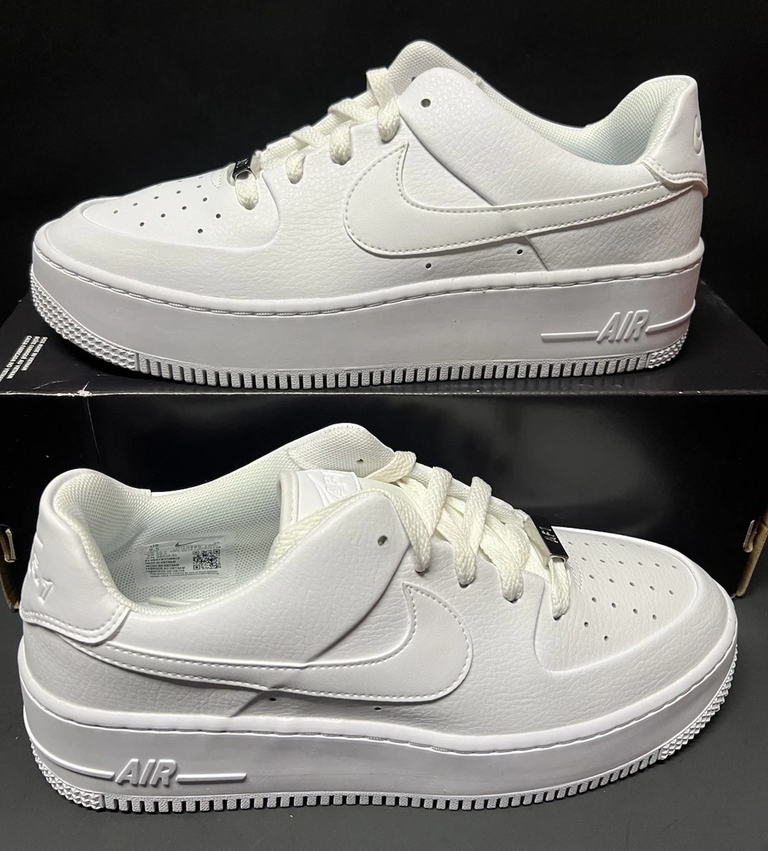 Nike Air Force 1 Sage Low 2018 Triple White for sale | eBay