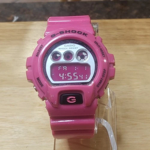 Casio G-Shock Crazy Colors Pink - Vintage Dw-6900 Third Eye Working New Battery