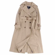 Burberry London Coat Trench Liner Back Check Outerwear Womens 38 Used MOLO-0