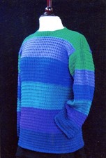 Brown Sheep Company Knitting Pattern 0510 Great Match Pullover 36"-54"