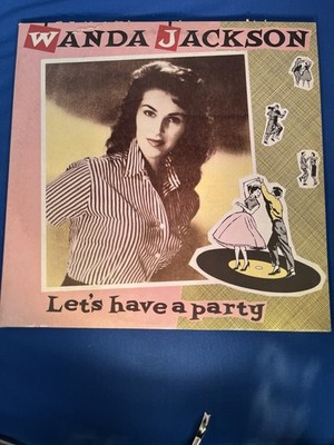 WANDA JACKSON LET'S HAVE A PARTY 2 LP ALBUM NEAR MINT CDX 11