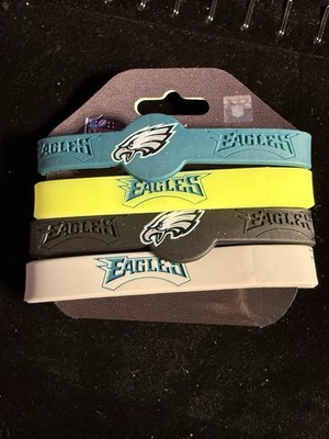 Philadelphia Eagles Official License NFL Rubber Bands/ Bracelets