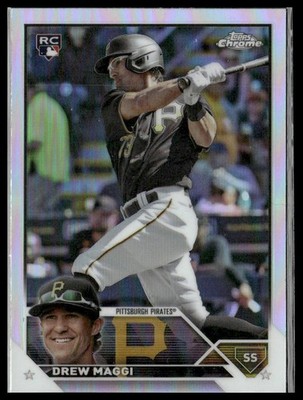 Drew Maggi 2023 Topps Chrome Update Refractor RC #USC41 Pittsburgh Pirates