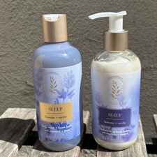 Bath and Body Works LAVENDER VANILLA SLEEP Aromatherapy Set Lotion  Body Wash
