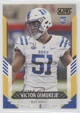 2021 Score Rookies Gold Victor Dimukeje #397 y0i