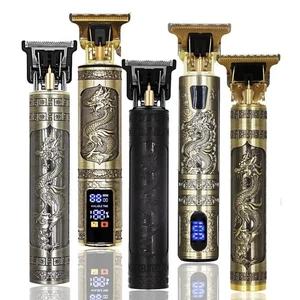 T9 Clipper électrique de barbe à cheveux 0mm Barber Shaver Rechargeable Hommes Groome