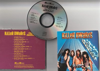 Killer Dwarfs - Stand Tall (CD 1986 Maze Music) Glam Hard Rock  RARE