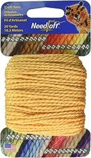Needloft Plastic Canvas Yarn, 20 yards - Tangerine