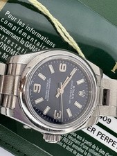 Rolex 176200 26mm blue dial non date with box and papers from 2013 3