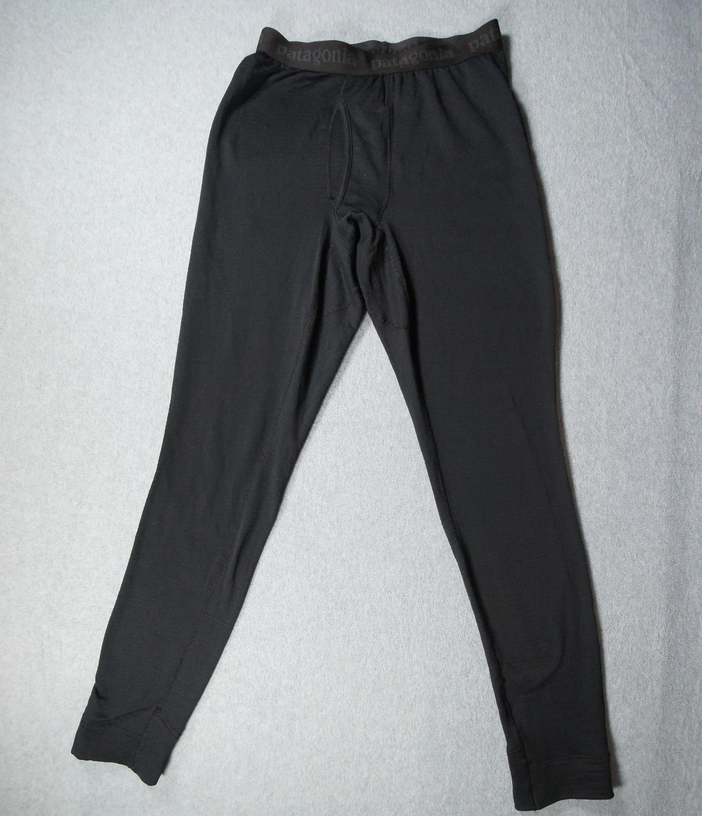 Patagonia Pants Mens XSmall Black Capilene BaseLayer Thermal Weight Polartec