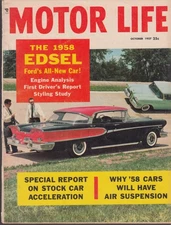 MOTOR LIFE 10 1957 1958 Edsel special coverage; 1957 Imperial test