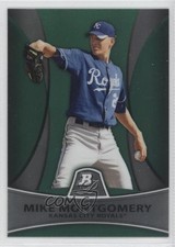 2010 Bowman Platinum Prospects Green Refractor 479/499 Mike Montgomery #PP12 0l2