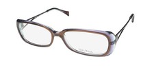 New Vera Wang V175 Eyeglasses Metal Plastic Womens Full-rim Currant 50-15-130 New Vera Wang V175 Eyeglasses Metal Plastic Womens Full-rim Currant 50-15-130