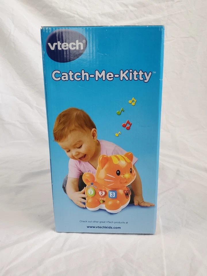 Vtech Catch-Me-Kitty Orange Educational Toddler Play Moves Lights NIB - Image 3 of 4