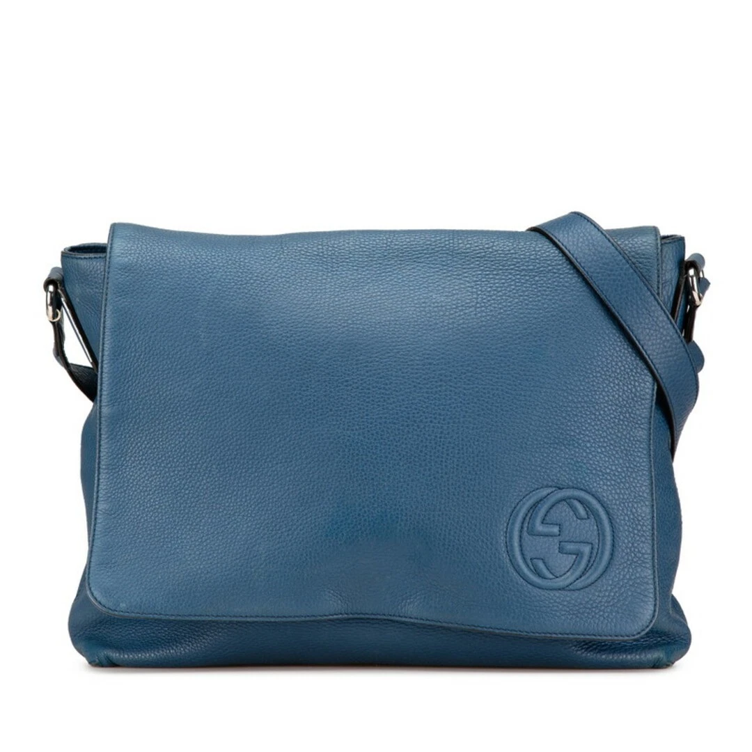 Gucci sac à bandoulière diagonale G entrelacé 322056 cuir femme s GUCCI 1 019
