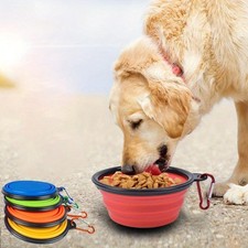 Dog Folding Bowl Portable Dog Travel Bowl Dog Food Water Bowl for Outdoor Walkin