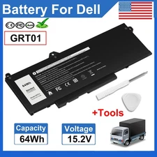 ✅GRT01 Battery For Dell Latitude 5521 5421 Precision 3561 3571 3581 3470 64Wh