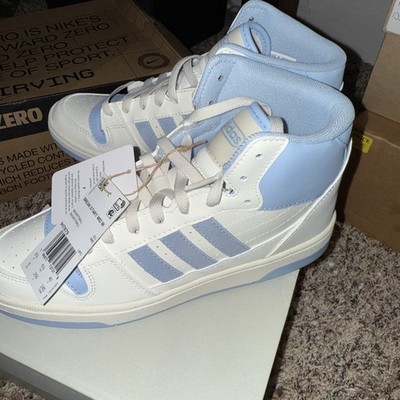 Adidas Break Start Mid in the Clear Sky / White womens 8 NWT and box