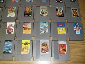Lot of 28 NES games! Simpsons Bart vs Space Mutants Double Dragon 3 Mario Bros