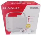 FRIGIDAIRE PORTABLE MINI PERSONAL FRIDGE COOLER - 6CAN 4L, WHITE - NEW IN BOX