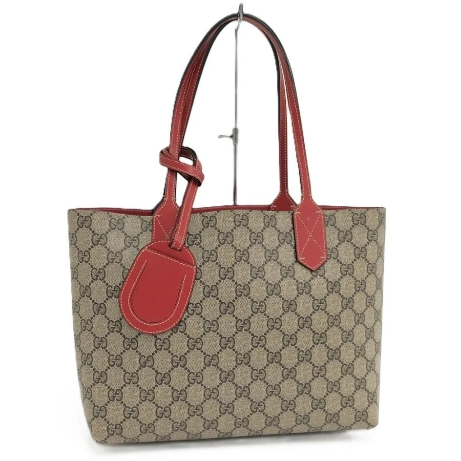 Gucci GG Supreme Tote PVC Exterior Bags & Handbags for Women for