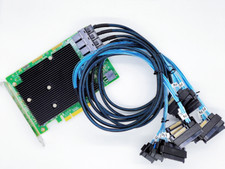 LSI SAS 9300-16I 12GB/S HBA BUS ADAPTER CARD IT Mode W/ 4 SFF-8643 SAS Cable US