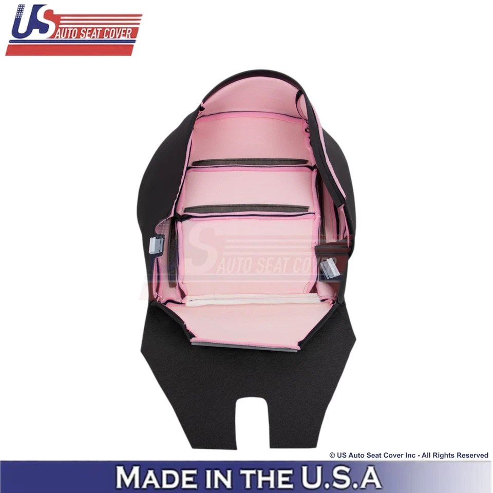 2010-2015 Fits Nissan Armada Platinum Genuine Leather Seat Covers Dark Charcoal - Image 3 of 4