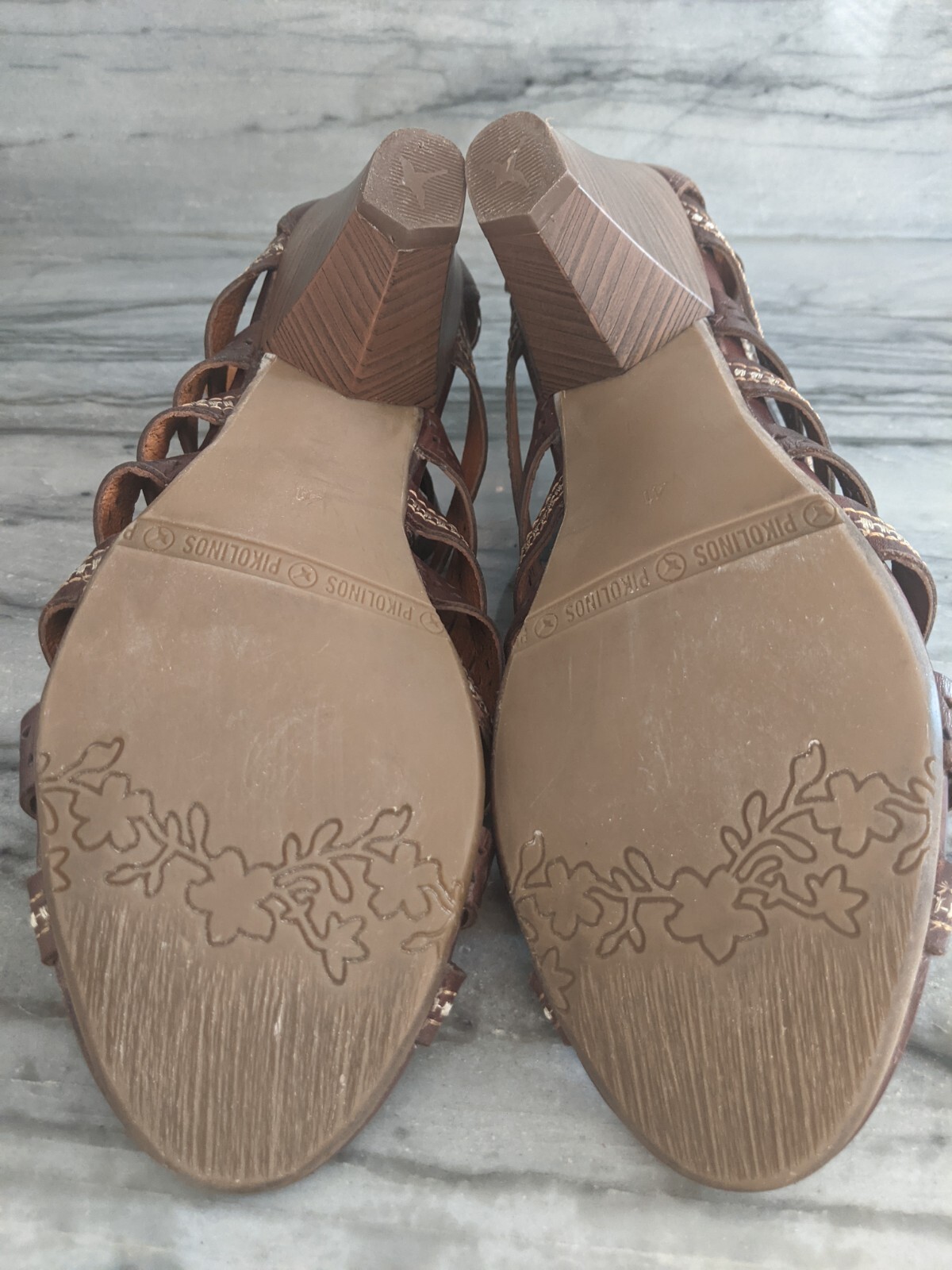 PIKOLINOS Brown Java Gladiator Sandal Zip Back St… - image 19