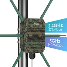 AX3000 Outdoor WiFi6 Extender Long Range Work with Starlink Router Repeater