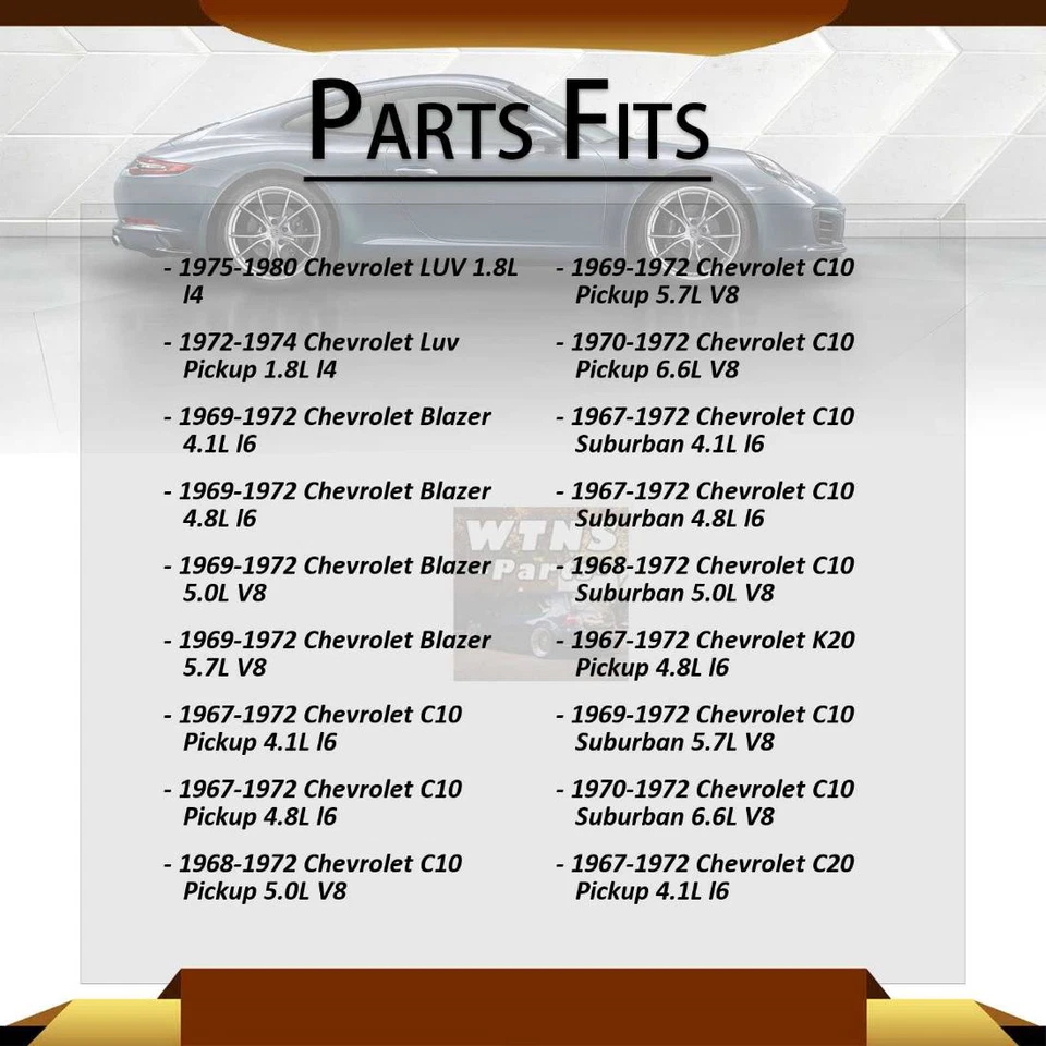 Limpiaparabrisas delantero 2 piezas para camioneta Chevrolet C10 5,0 L 1968-1972 Foto 2 de 4