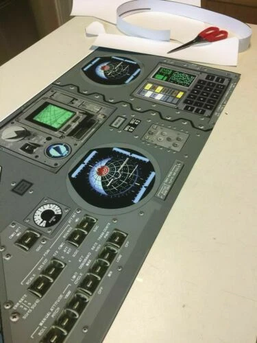 APOLLO 11 Star CM Cockpit panel Trek Guidance Computer Card model space prop YES - Image 3 of 4