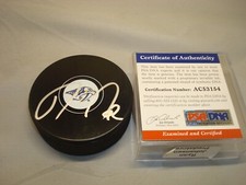 Ryan Johansen Signed Nashville Predators Hockey Puck Autographed PSA/DNA COA 1A