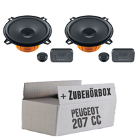 Peugeot 207 CC Heck - Hertz 13Cm Lautsprecher Boxen System Hinten - Einbauset