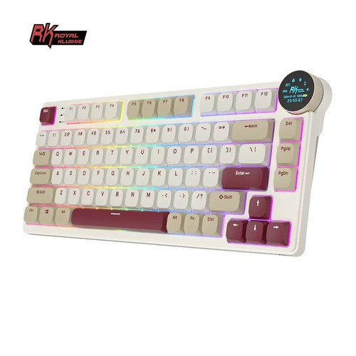 Clavier de jeu mécanique profil bas RK ROYAL KLUDGE N80 C-B - Photo 5/6