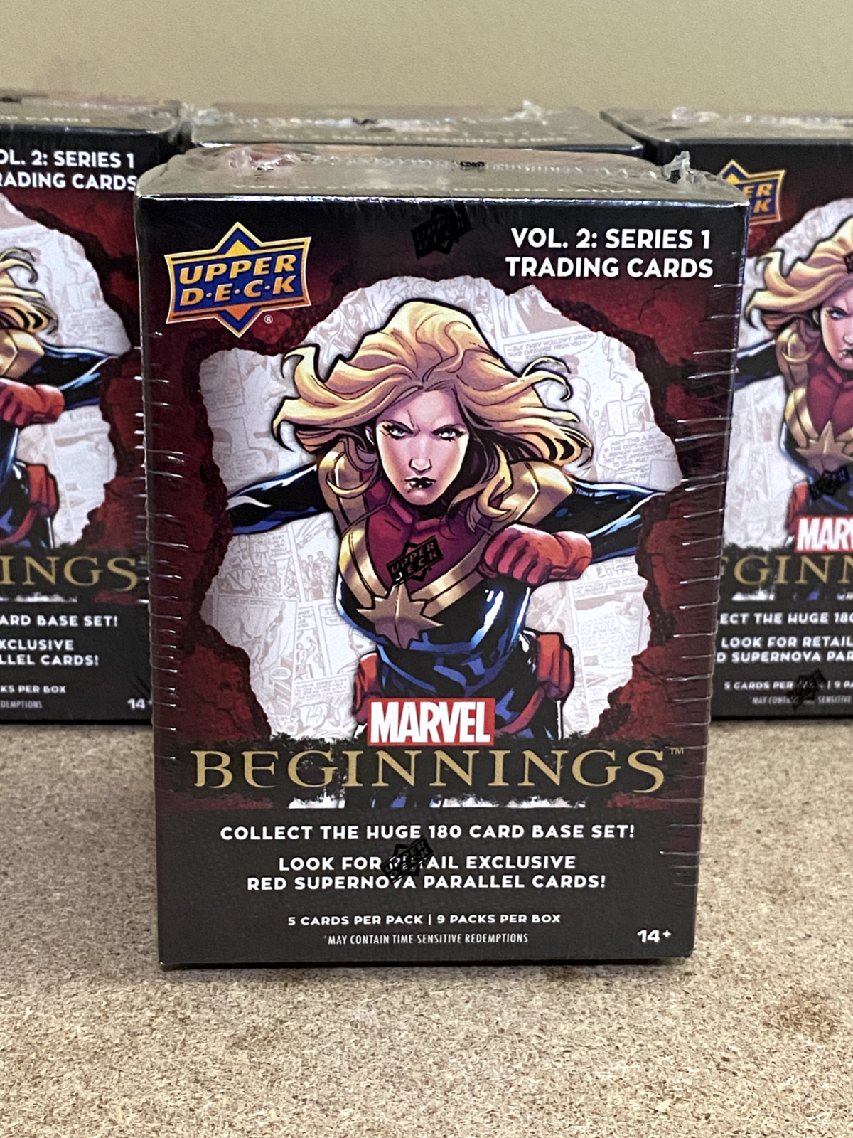 New Marvel Beginnings Upper Deck Blaster Box Factory Sealed Trading Cards