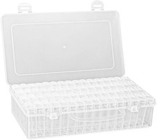 1x 64 Grids Diamond Paiting Storage Containers Seed Beads Plastic Organizers Box
