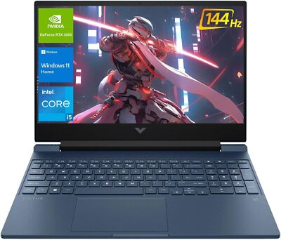 HP Victus 15.6 FHD Gaming Laptop Intel Core i5-12450H 8GB RAM 512GB SSD Touchpad