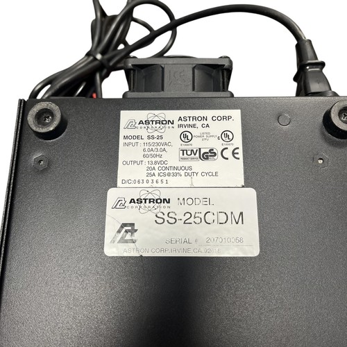 Alimentation à découpage MOTOROLA CDM1250 Astron modèle SS-25 SS-25CDM avec Motorola - Photo 8/9