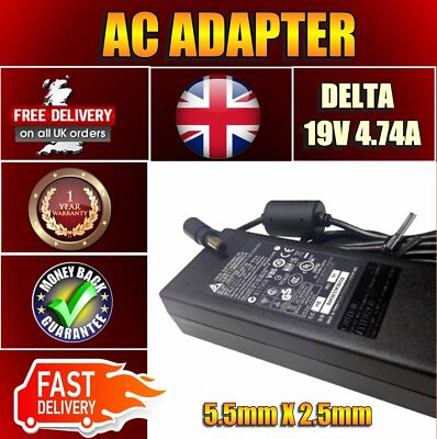 FÜR TOSHIBA SATELLITE M60-163 NEUER DELTA ADAPTER 90W AC NETZTEIL LADEGERÄT