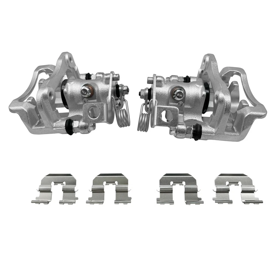 2Pcs New Rear Brake Caliper Driver Passenger Kit For 2012 - 2016 Hyundai Accent Foto 3 de 4